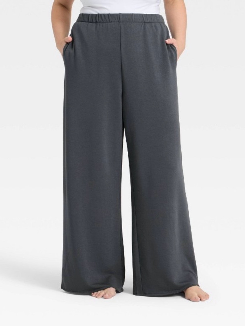 Wild Fable Women’s French Terry Fleece Wide Leg Lounge Pants 1X